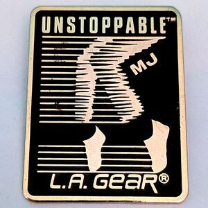 Vintage Michael Jackson Pin LA Gear Unstoppable Promo Moon Walk Collectible 80s